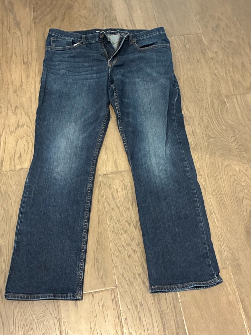 Men’s Old Navy Dark Wash Straight Jeans – 34x32, EUC